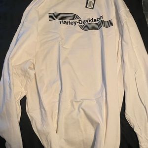 Harley-Davidson cream men’s 3XL long sleeve tee